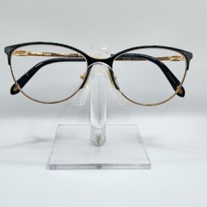 Tiffany & Co. Black and Gold Eyeglass Frames